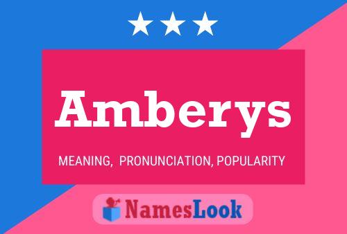 Pôster do nome Amberys