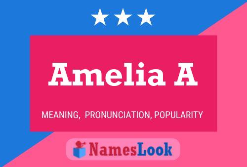 Pôster do nome Amelia A