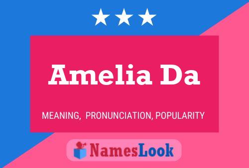 Pôster do nome Amelia Da