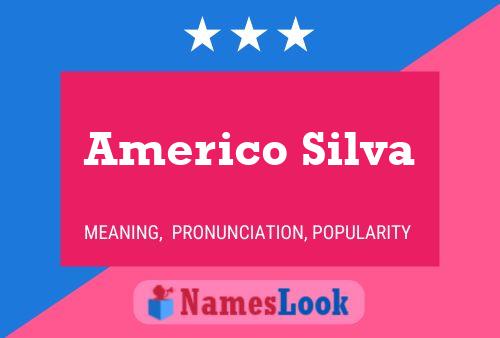 Pôster do nome Americo Silva