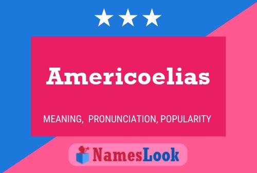 Pôster do nome Americoelias