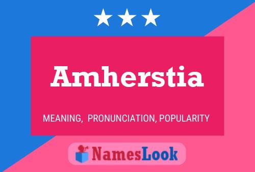 Pôster do nome Amherstia