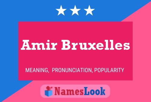 Pôster do nome Amir Bruxelles