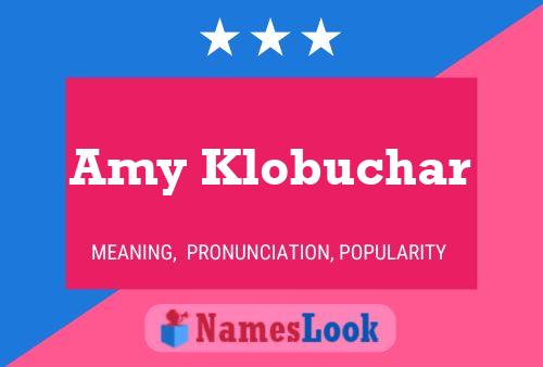 Pôster do nome Amy Klobuchar