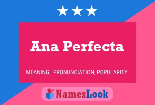 Pôster do nome Ana Perfecta