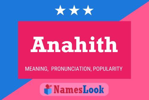 Pôster do nome Anahith