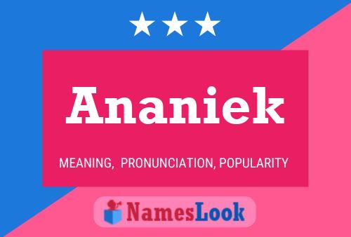 Pôster do nome Ananiek