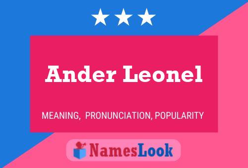 Pôster do nome Ander Leonel