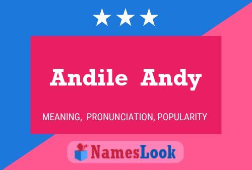 Pôster do nome Andile  Andy