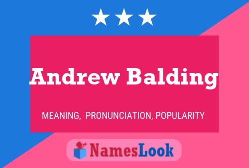 Pôster do nome Andrew Balding