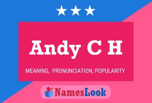 Pôster do nome Andy C H