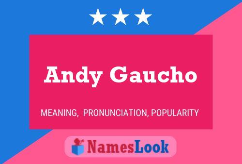 Pôster do nome Andy Gaucho