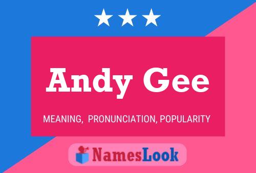 Pôster do nome Andy Gee