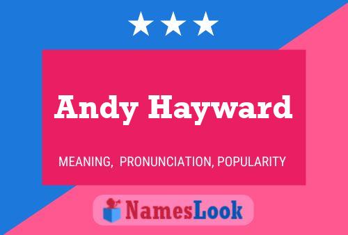 Pôster do nome Andy Hayward