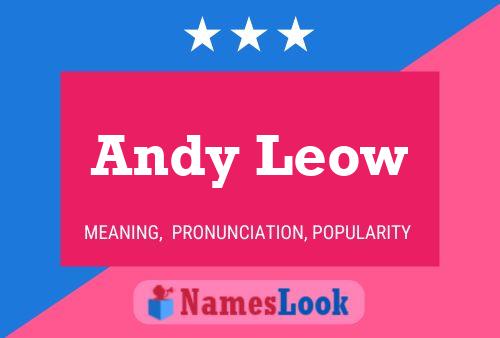 Pôster do nome Andy Leow