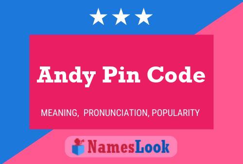 Pôster do nome Andy Pin Code