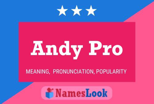 Pôster do nome Andy Pro