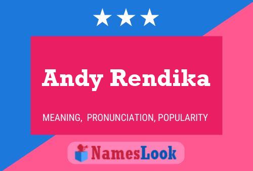 Pôster do nome Andy Rendika