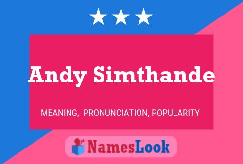 Pôster do nome Andy Simthande