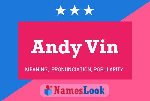 Pôster do nome Andy Vin