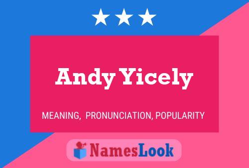 Pôster do nome Andy Yicely