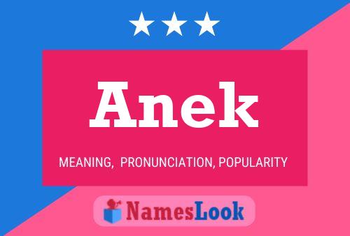 Pôster do nome Anek