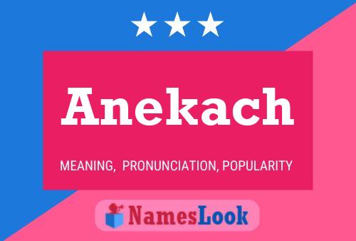 Pôster do nome Anekach