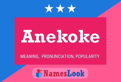 Pôster do nome Anekoke