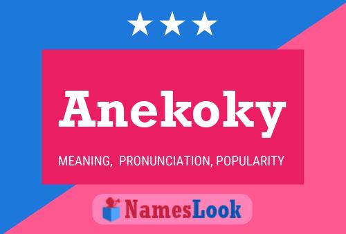 Pôster do nome Anekoky