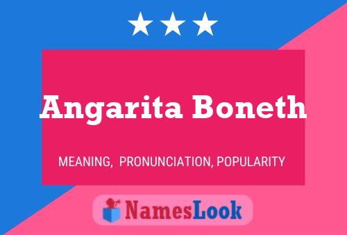 Pôster do nome Angarita Boneth