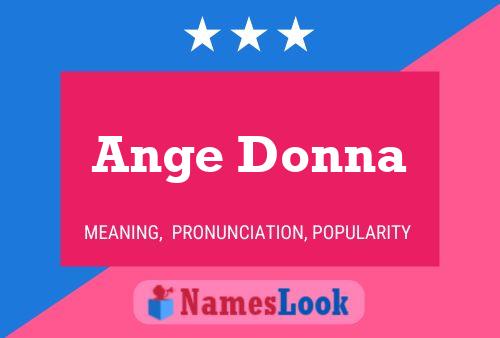 Pôster do nome Ange Donna