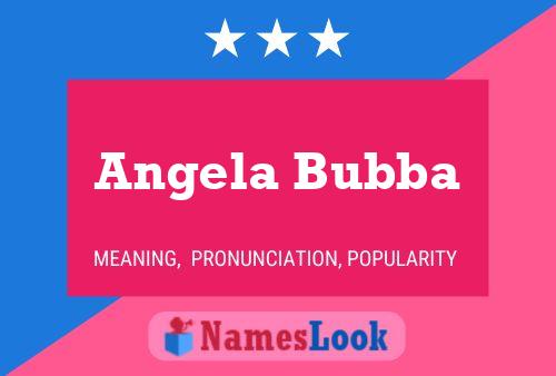 Pôster do nome Angela Bubba