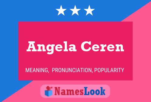 Pôster do nome Angela Ceren