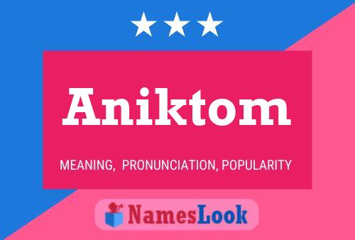 Pôster do nome Aniktom