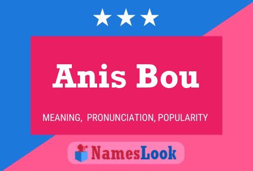 Pôster do nome Anis Bou