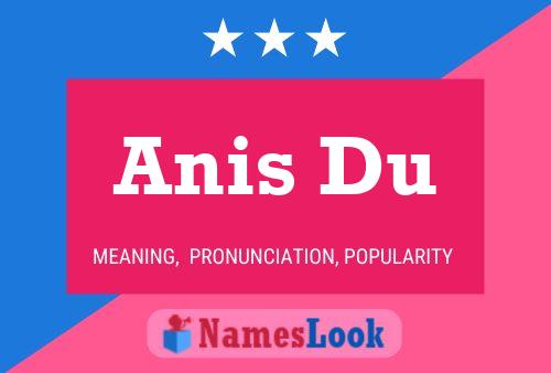 Pôster do nome Anis Du