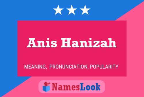 Pôster do nome Anis Hanizah