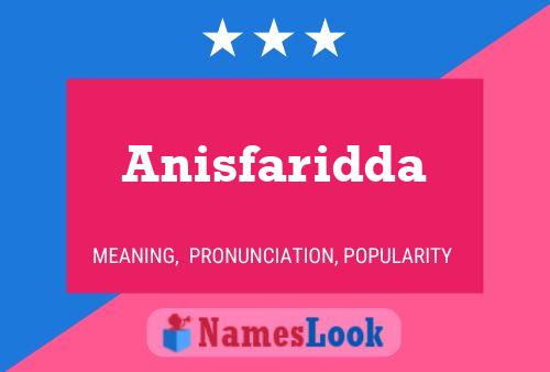 Pôster do nome Anisfaridda