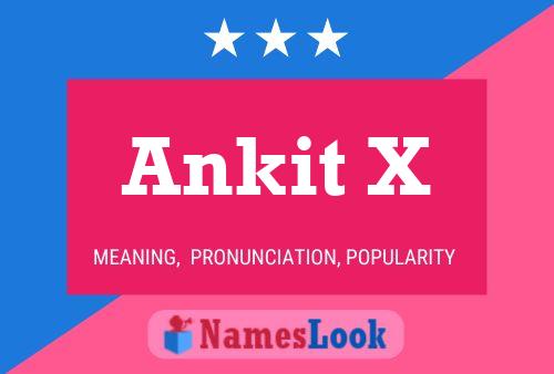 Pôster do nome Ankit X