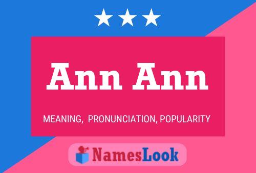 Pôster do nome Ann Ann