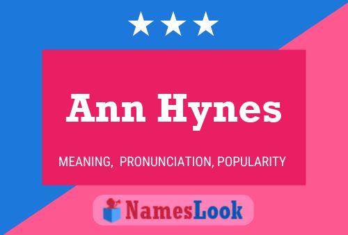 Pôster do nome Ann Hynes