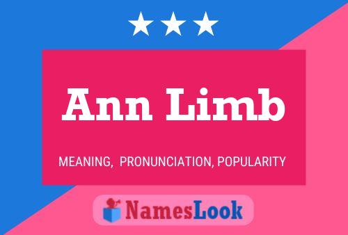 Pôster do nome Ann Limb