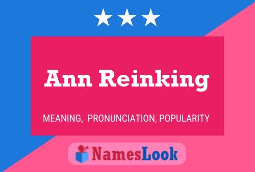 Pôster do nome Ann Reinking