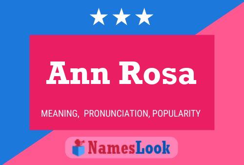 Pôster do nome Ann Rosa