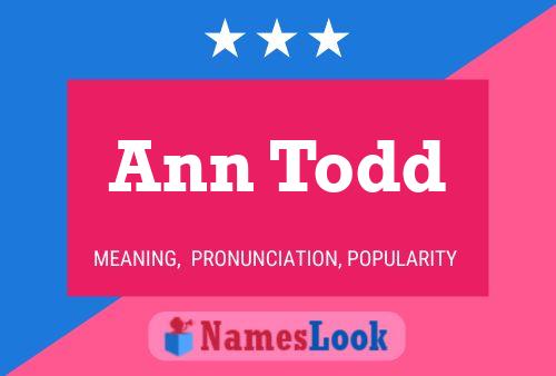 Pôster do nome Ann Todd