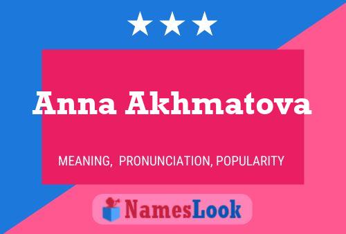 Pôster do nome Anna Akhmatova