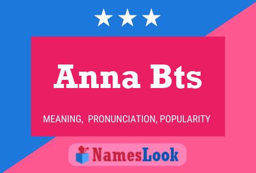 Pôster do nome Anna Bts