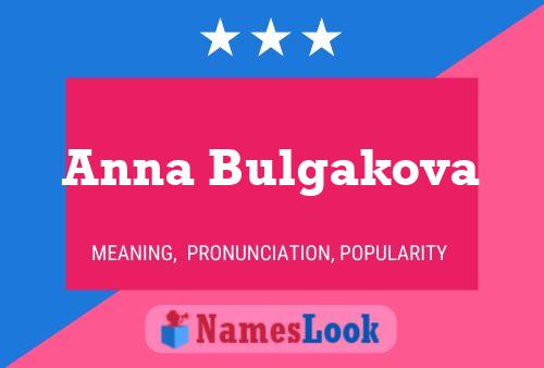 Pôster do nome Anna Bulgakova