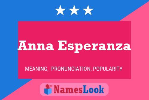 Pôster do nome Anna Esperanza