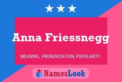 Pôster do nome Anna Friessnegg